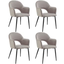 Stol Sachel, velour, polstret, 120 kg