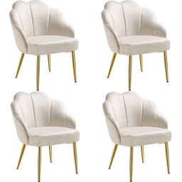 Lenestol Hellen, polstret med velour