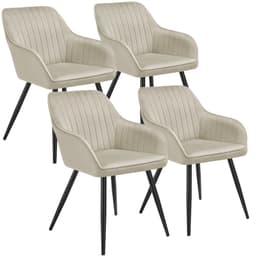 Stol Marilyn, velour, quiltet