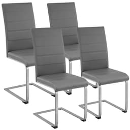tectake Spisebordsstol Bettina, kunstlæder 4-sæt