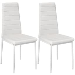 2 spisestuestoler Kunstlær