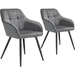 Stol Marilyn, velour, quiltet
