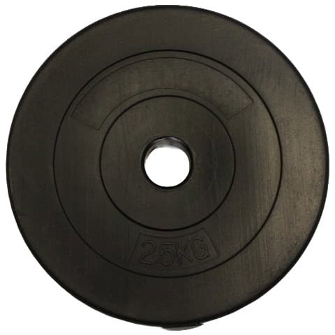 Fit'n Shape Vinyyl skivvikter (2x2.5-15kg) 30mm - 10 kg