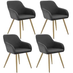 tectake Marilyn Stol, vadderad 4-delarsset