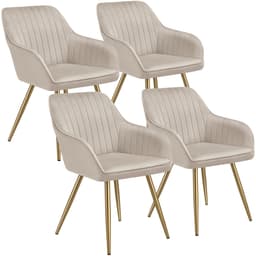 Stol Marilyn, velour, quiltet