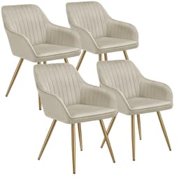 Stol Marilyn, velour, quiltet