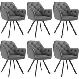 Lenestol Lucia - fløyel , polstret