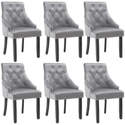 Spisestuestol Everdeen i fløyelslook, quiltet