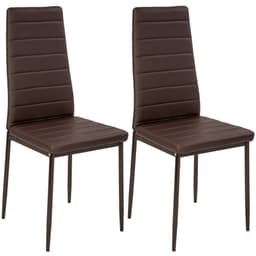2 spisestuestoler Kunstlær
