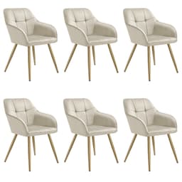 Stol Marilyn, velour, quiltet