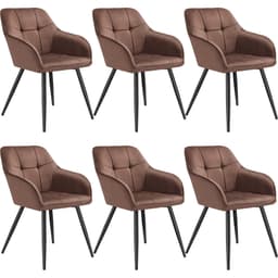 Stol Marilyn, velour, quiltet
