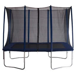React trampoliini suorakaide turvaverkolla 163X216cm
