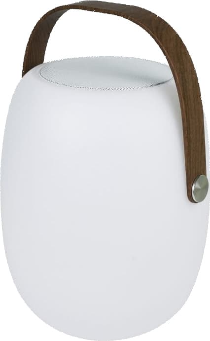 Pia Moonlight Oval Stor bluetooth-højttaler (hvid)