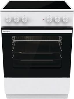 Hisense Keramisk komfyr HCC8613WG (60cm)