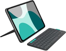 Logitech Flip Folio iPad Pro 11"/iPad Air 11" tastatur til nettbrett (sort)