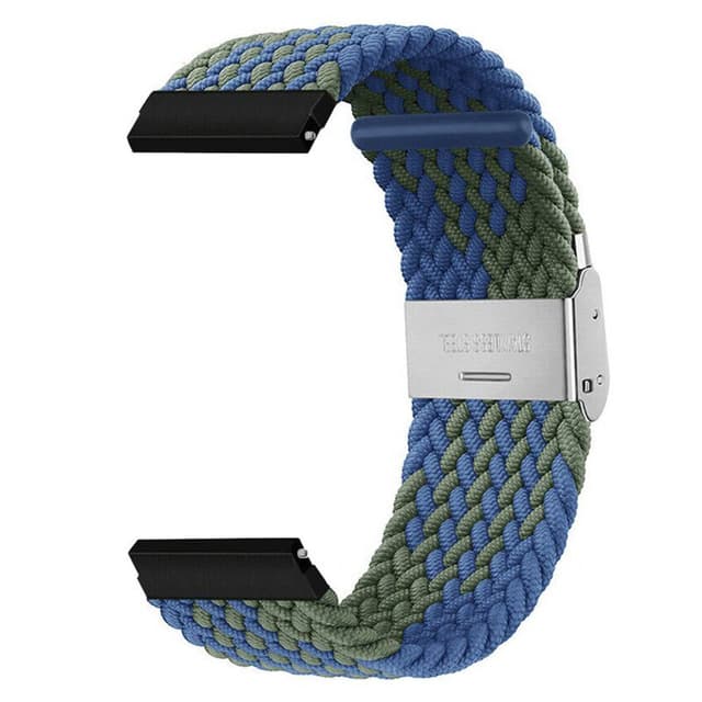 Flettet Elastisk urrem Garmin Forerunner 570 (47mm) - blågrøn