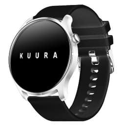 Kuura Urheilukello Sport S1 v2 - Musta/hopea