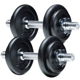 Fit'n Shape Justerbar Håndvægt, 20kg, jernplader