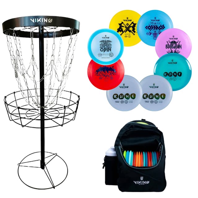 Viking Discs Challenger Frisbeegolf Kurv Pakke