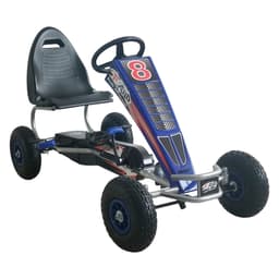 React Pedalbil Go Kart Racer Blå