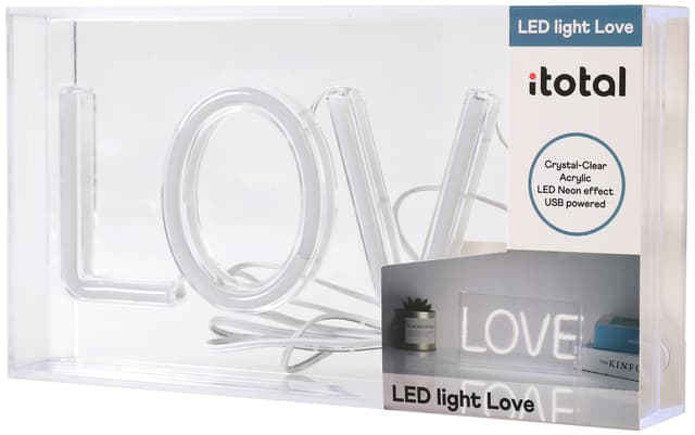 iTotal LED-skylt (Love)