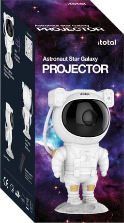 iTotal Stars Projector LED-lampa (Astronaut)