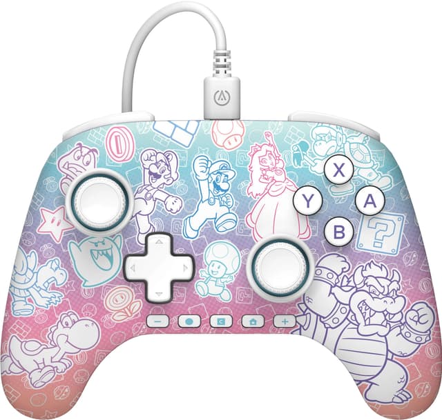 PowerA Switch 2 trådbunden gamepad (mushroom)