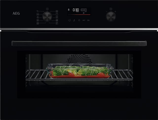 AEG Serie 6000 Kompaktugn med mikro TK6NK501B (svart)