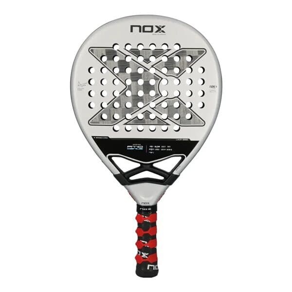Nox AT10 Genius 18K Agustín Tapia 2024 padel tennis bat - dråbeform, 360-375 g, 18K kulfiber
