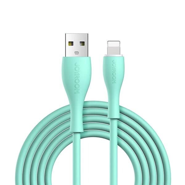 Joyroom USB-kabel USB till Lightning 2,4A 2m - Grön