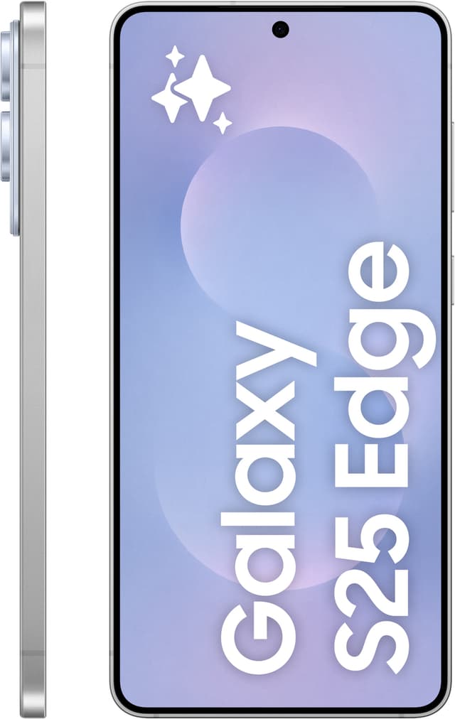 Samsung Galaxy S25 Edge 5G smarttelefon 12/256GB (Titanium Silver