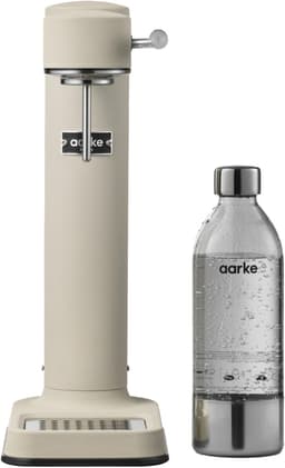 Aarke Carbonator III danskvandsmaskine AAC3-Sand (sandfarvet)