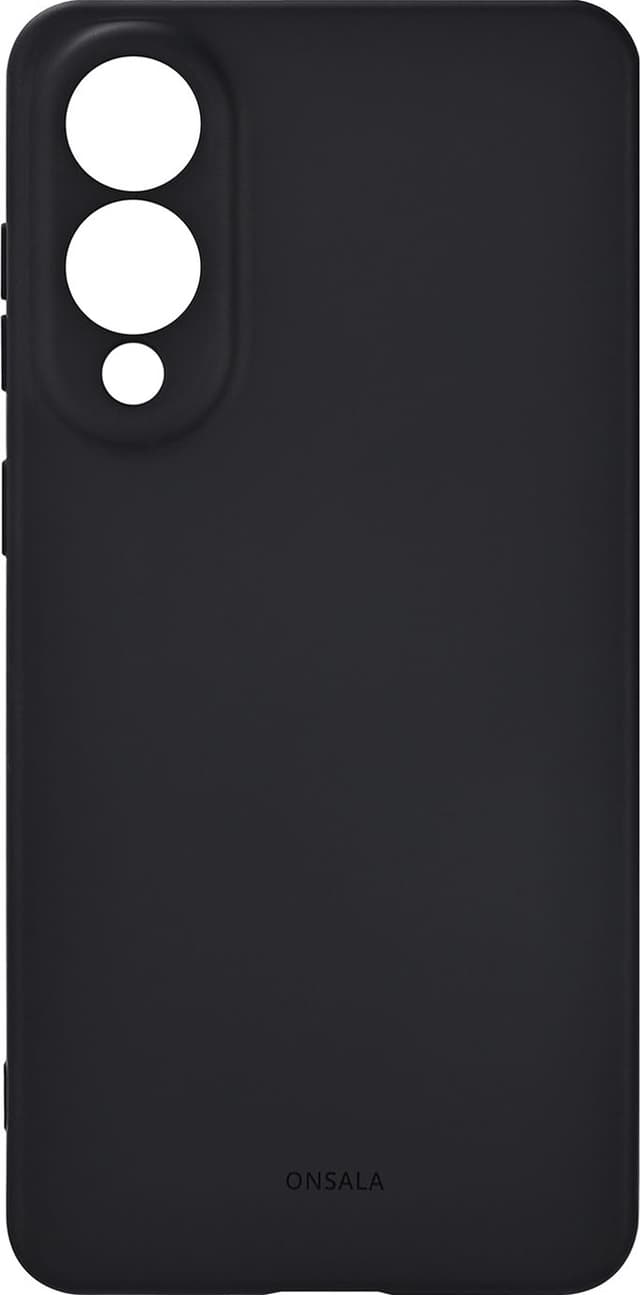 Onsala Samsung Galaxy S25 Edge Silikonfodral (svart)