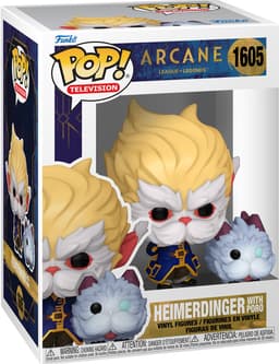 Funko POP Arcane action figure (Heimerdinger with a Poro)