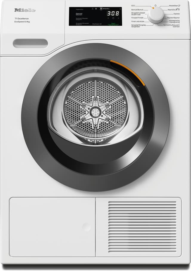 Miele Tørretumbler TED655WP EcoSpeed&9kg