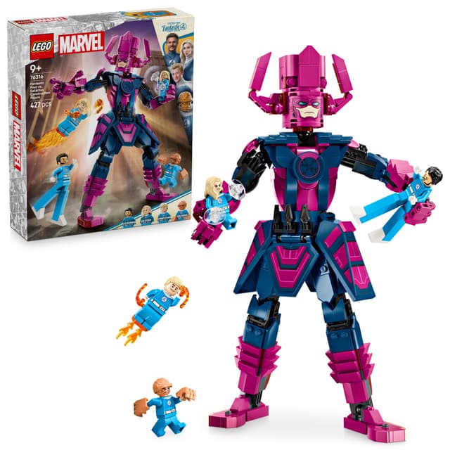 Super Heroes Marvel 76316 Fantastic Four mot Galactus-byggefigur