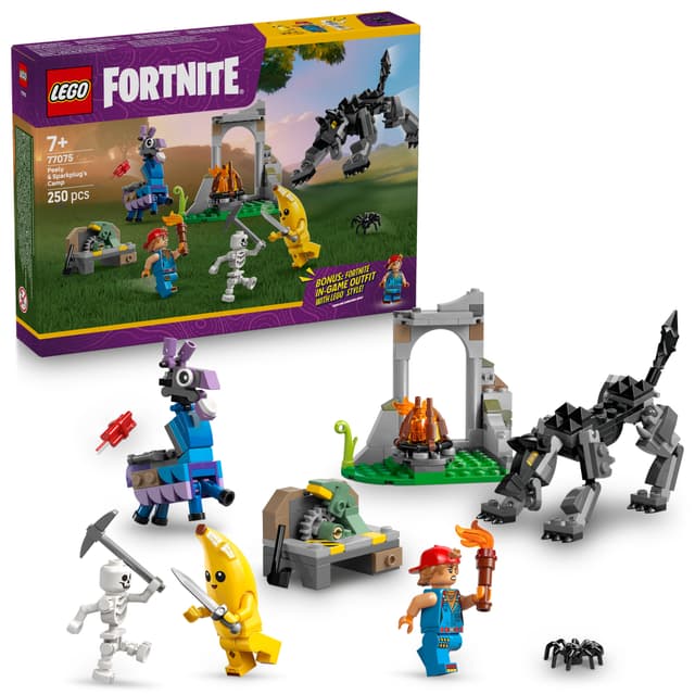LEGO Fortnite Peely och Sparkplugs läger 77075