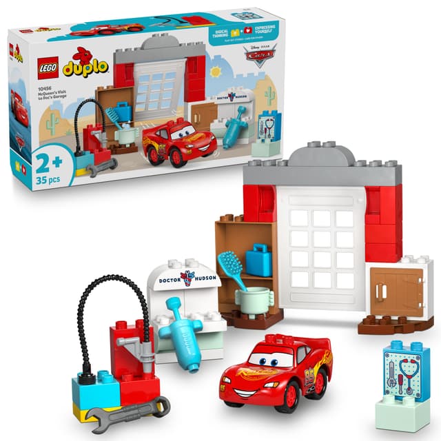 LEGO DUPLO Disney and Pixar Cars McQueens besök i Docs garage 10456