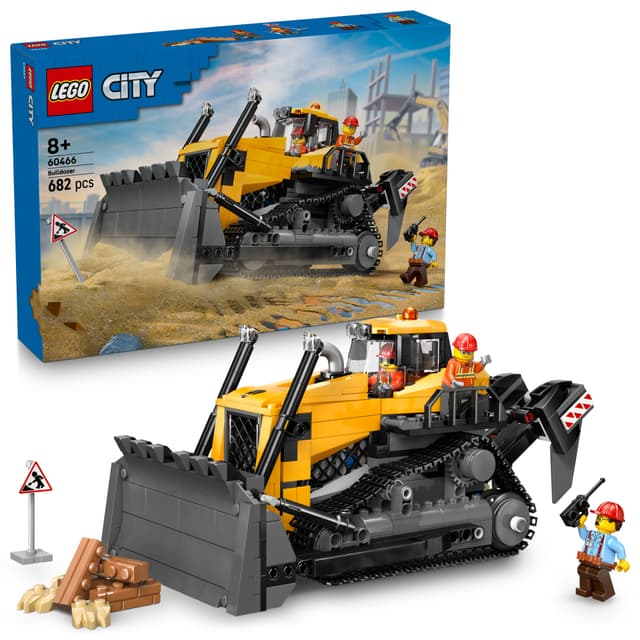 LEGO City Gul Bulldozer 60466