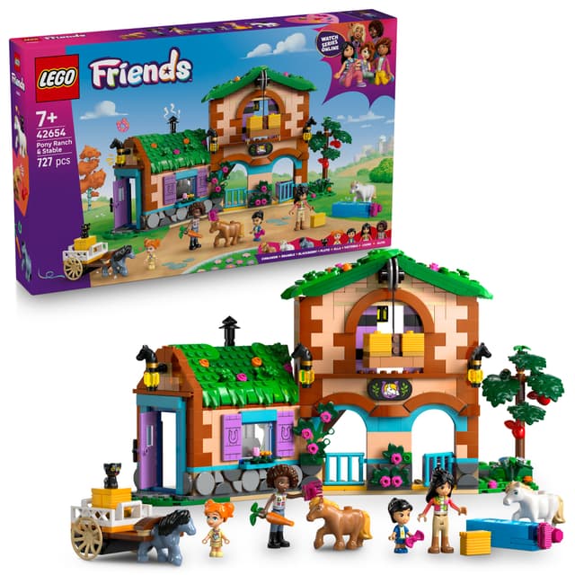 LEGO Friends Ponnygård & stall Byggset 42654