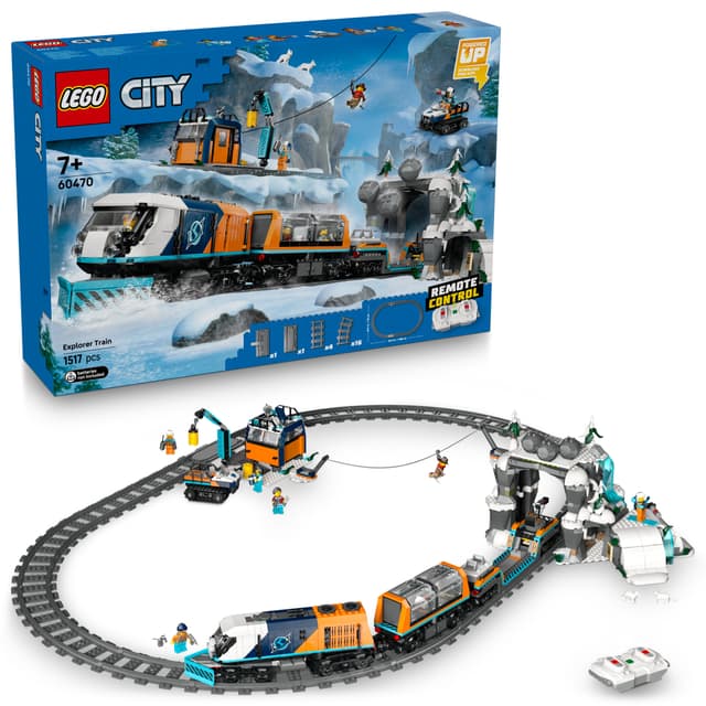 LEGO City Polarutforskarnas arktiska expresståg 60470