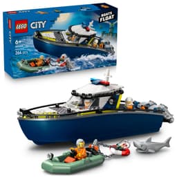 LEGO City Takaa-ajo poliisiveneellä 60456