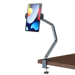 BONERUY Hållare Justerbar arm Mobiltelefon Surfplatta Stativ Lazy Bracket - Grå
