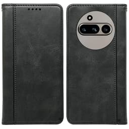 Til Nothing Phone (3a) Deksel med skjult magnetisk lukking – Svart