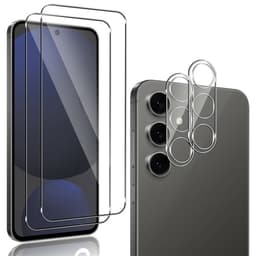2 stk. Til Samsung Galaxy A26 5G Hærdet Glas Skærmbeskytter med Kamera Linsefilm