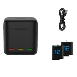 TELESIN S0-BCG-04-TGP for GoPro Hero 12/11/10/9 ladeveske med 2 batterier
