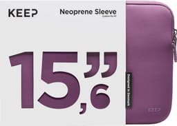 KEEP 15.6’’’ laptopfodral i neopren (coral pearl)