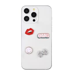 Charms Pimp Your Phone Metall og Plast 4stk