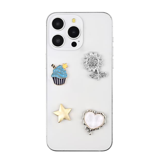 Charms Pimp Your Phone Metall och Plast 4-Pack
