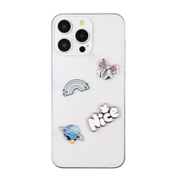 Charms Pimp Your Phone Metal og Plastik 4 stk